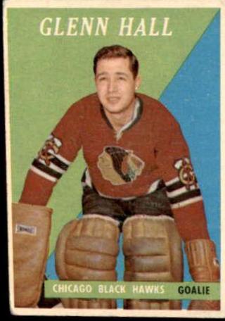 Glenn Hall #13 Hockey Cards 1958 Topps