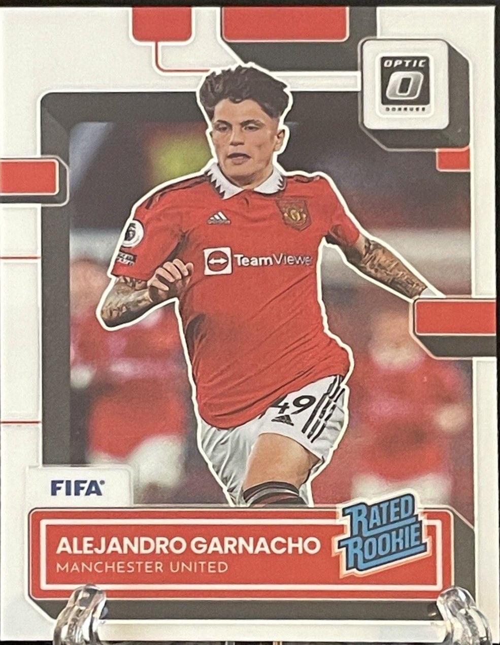 Alejandro Garnacho [Optic] #199 Prices [Rookie] | 2022 Panini Donruss ...