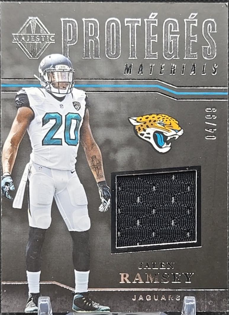 Jalen Ramsey #PM-11 Football Cards 2017 Panini Majestic Proteges Materials