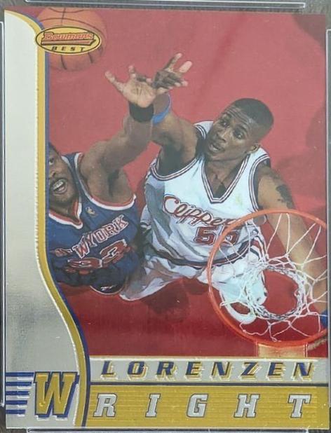 Lorenzen Wright #R7 Basketball Cards 1996 Bowman's Best Rookie