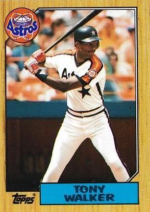 Tony Walker #24 Baseball Cards 1987 Topps
