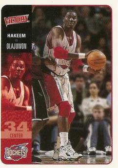 Hakeem Olajuwon #75 Basketball Cards 2000 Upper Deck Victory