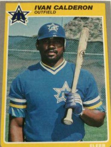 Ivan Calderon #U-17 Baseball Cards 1985 Fleer Update