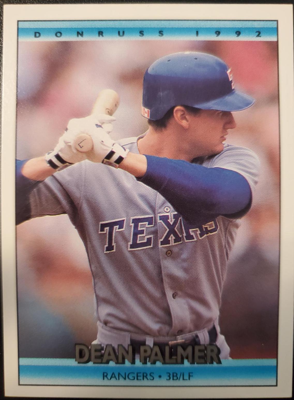 Dean Palmer #177 Baseball Cards 1992 Donruss