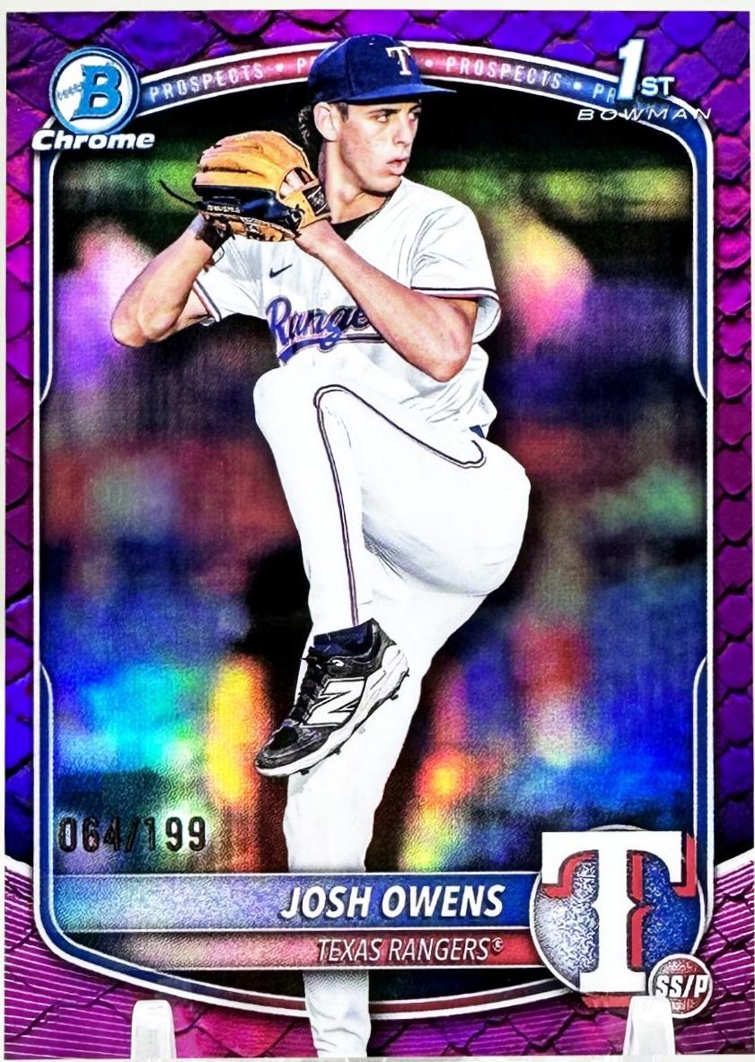 Josh Owens [Fuchsia Reptilian Refractor] #BDC-119