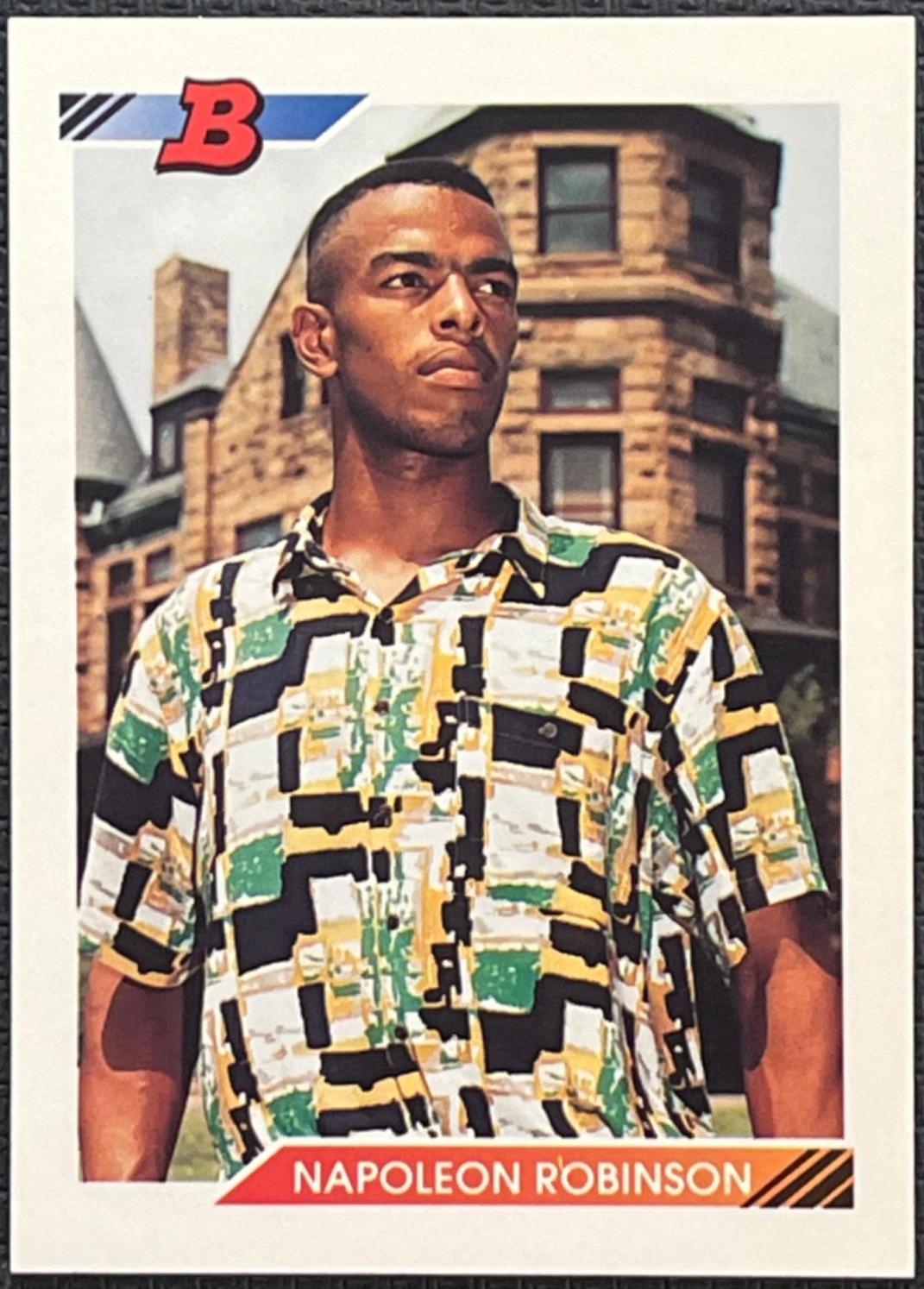 Napoleon Robinson #34 Baseball Cards 1992 Bowman