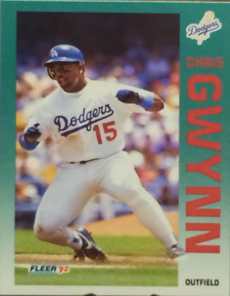 Chris Gwynn #457 Baseball Cards 1992 Fleer