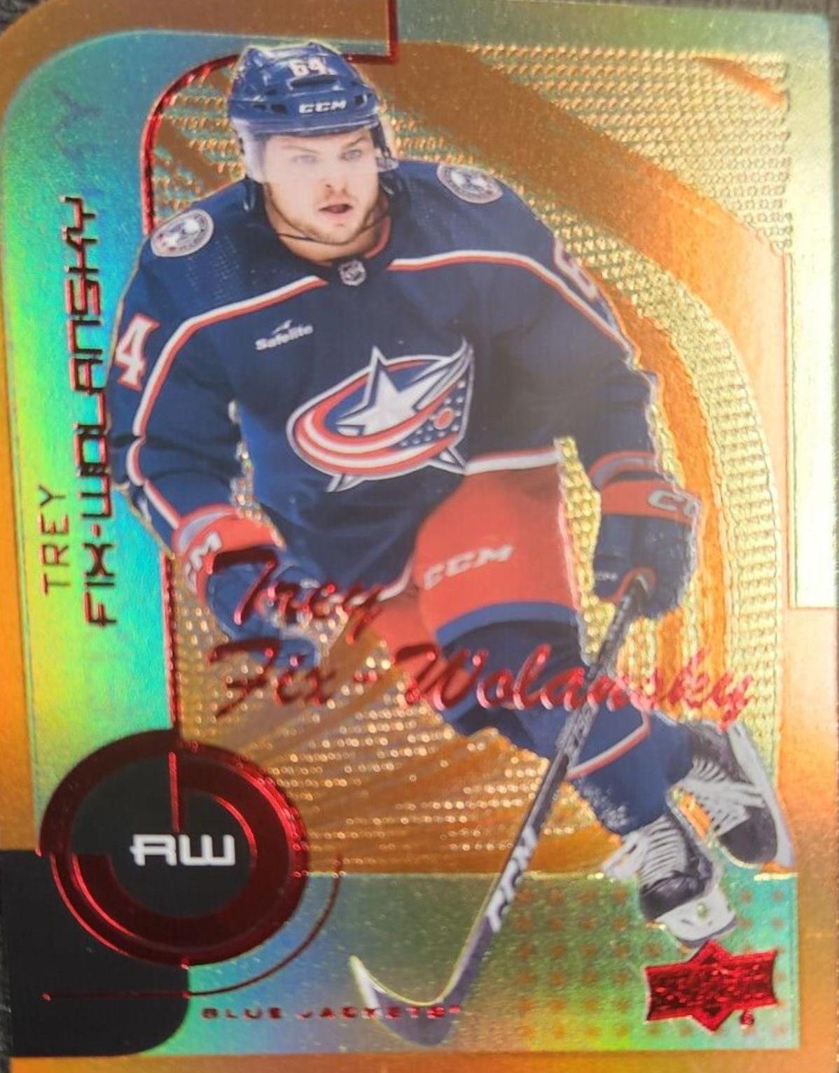 Trey Fix Wolansky #116 Hockey Cards 2022 Upper Deck Colors & Contours Update