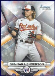 Gunnar Henderson #BSR-3 Baseball Cards 2023 Bowman Sterling