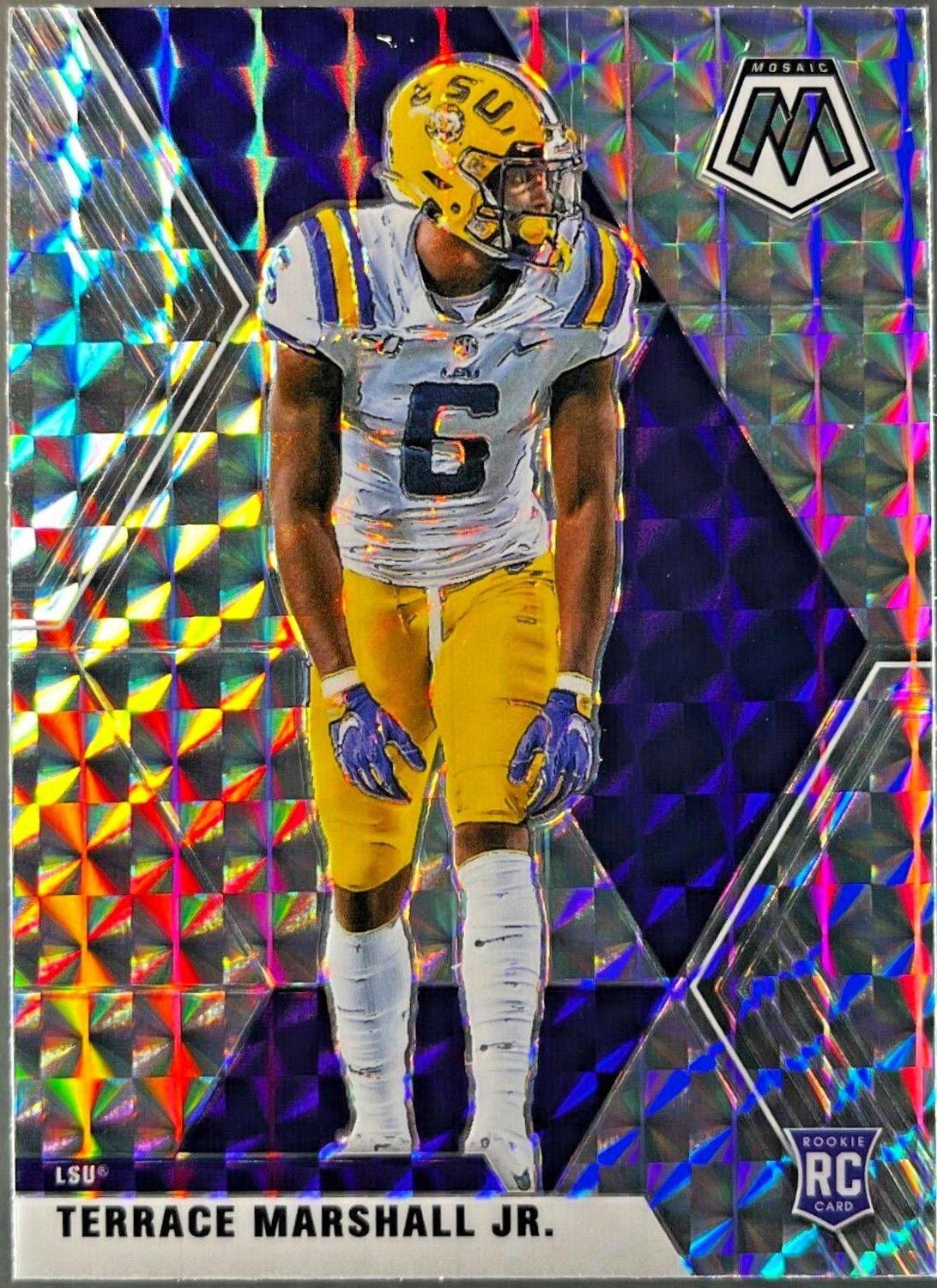 Terrace Marshall Jr. #41 2021 Panini Mosaic Draft Picks Football