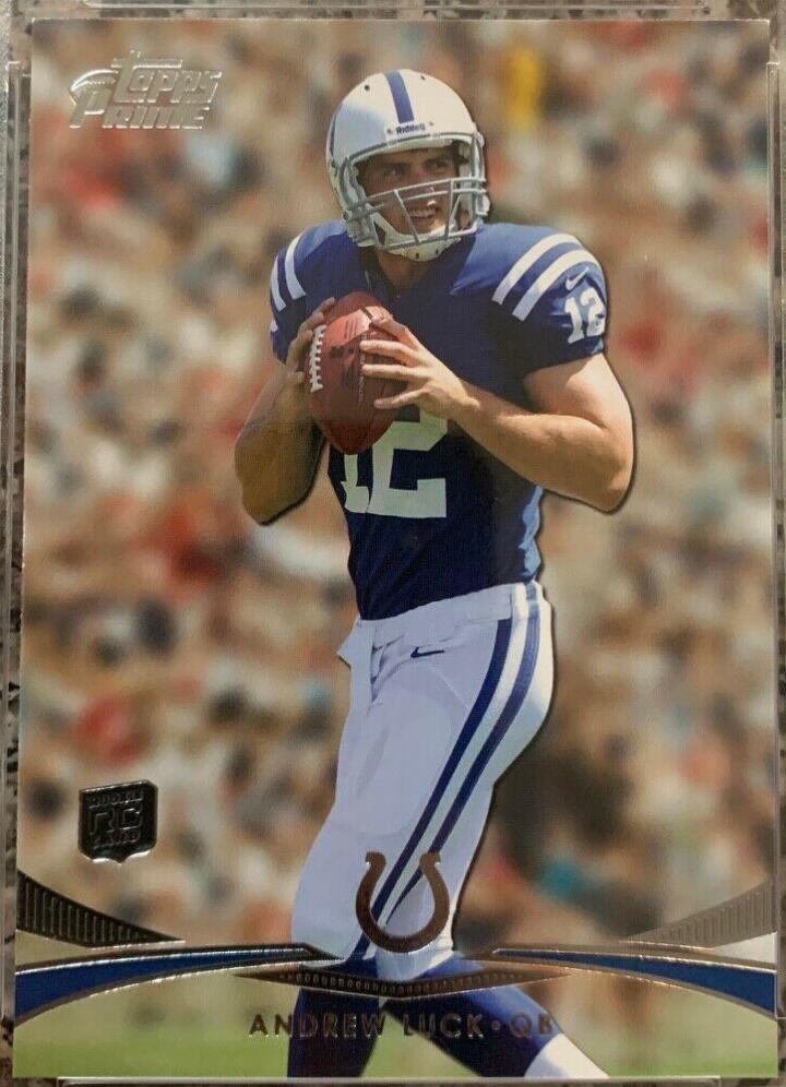 Andrew Luck #1 Football Cards 2012 Topps Prime