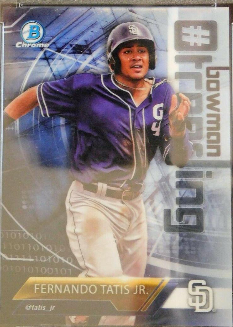 Fernando Tatis Jr. #FT Baseball Cards 2018 Bowman Trending