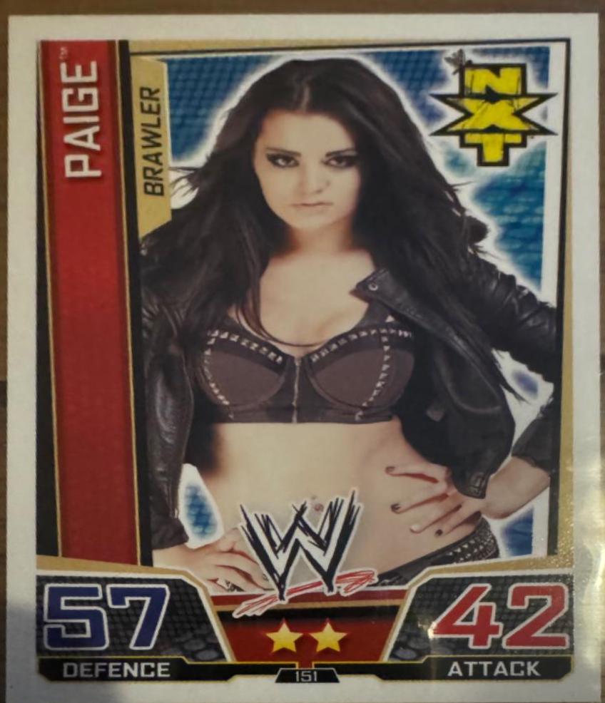 Paige #151 Wrestling Cards 2013 Topps WWE Slam Attax Superstars