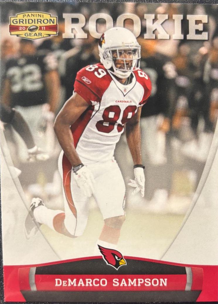 DeMarco Sampson #225 Football Cards 2011 Panini Gridiron Gear