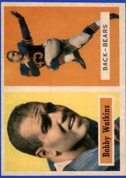 Bobby Watkins #7 Football Cards 1957 Topps
