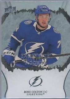 Ross Colton #R-24 Hockey Cards 2021 Upper Deck Ice Exquisite Collection Rookies