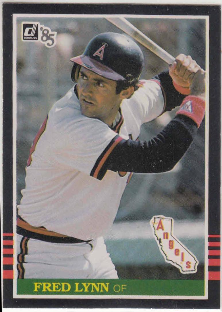 Fred Lynn #133 Baseball Cards 1985 Donruss