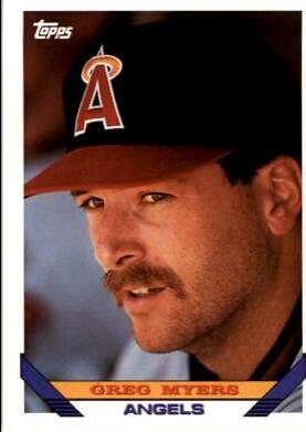 Greg Myers #637 Baseball Cards 1993 Topps