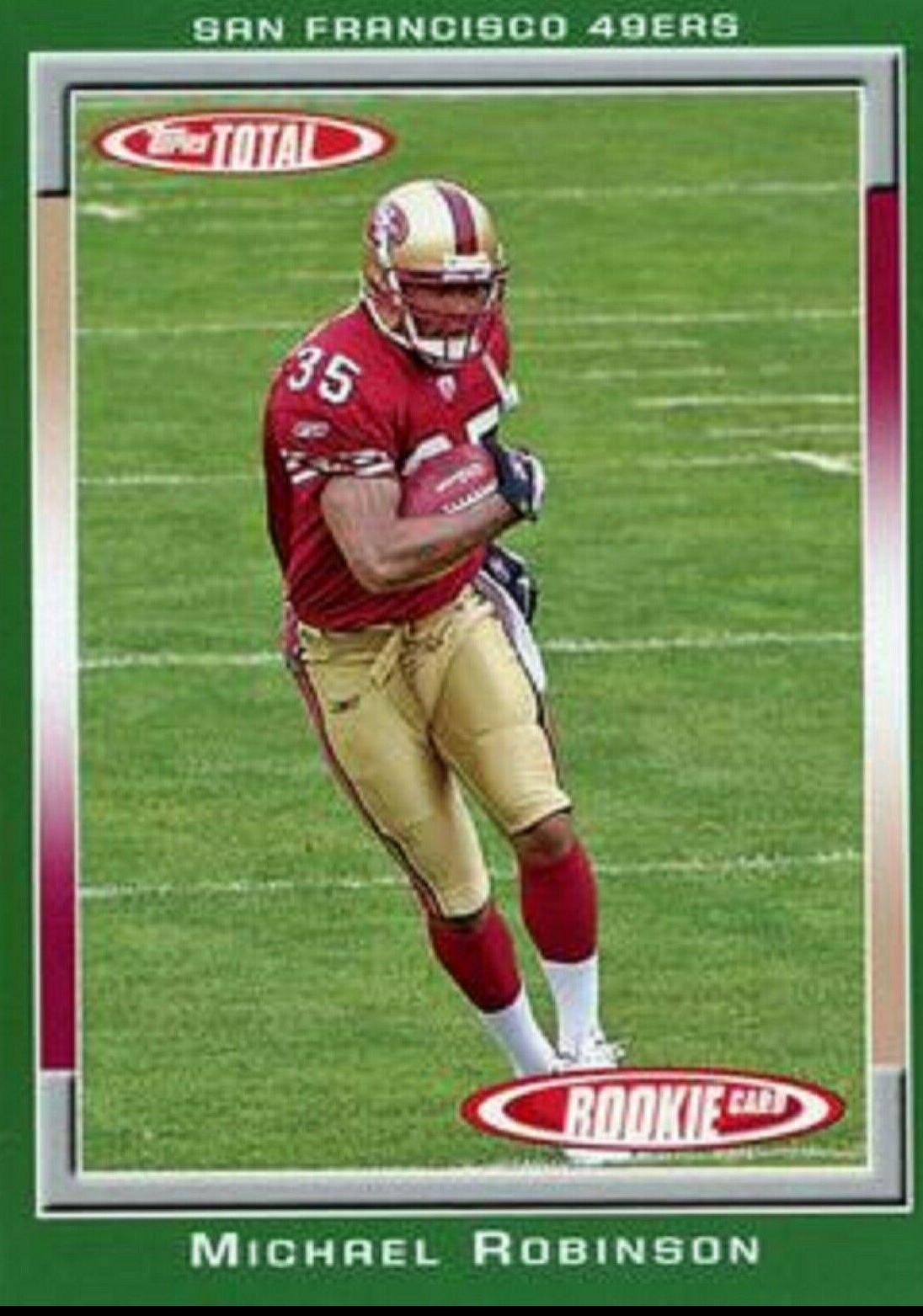 Michael Robinson #458 Football Cards 2006 Topps Total