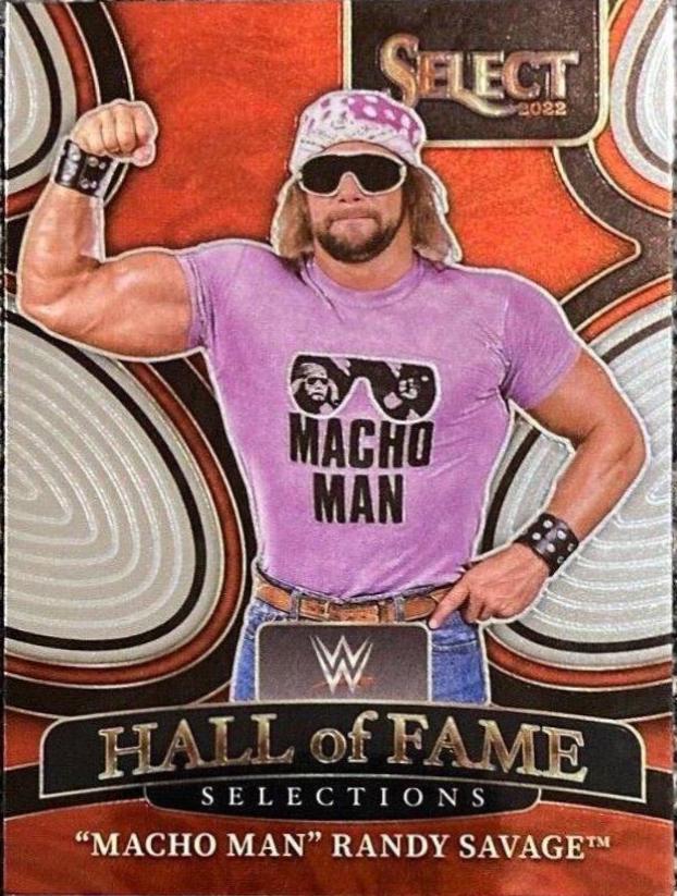 Macho Man Randy Savage #6 Wrestling Cards 2022 Panini Select WWE Hall of Fame Selections