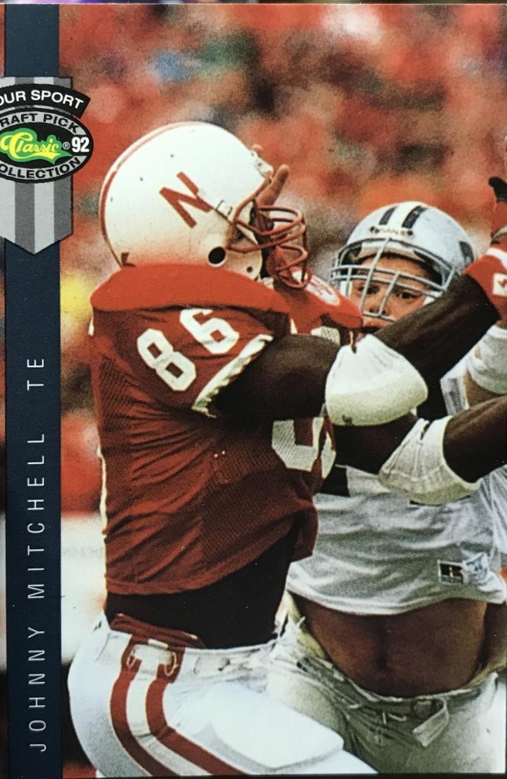 Johnny Mitchell #123 1992 Classic 4 Sport Football