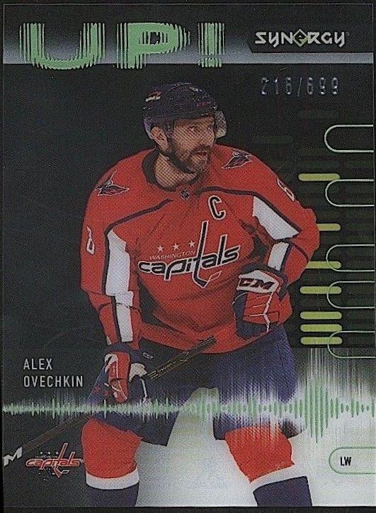 Alex Ovechkin #CU-AO Hockey Cards 2022 Upper Deck Synergy Cranked Up