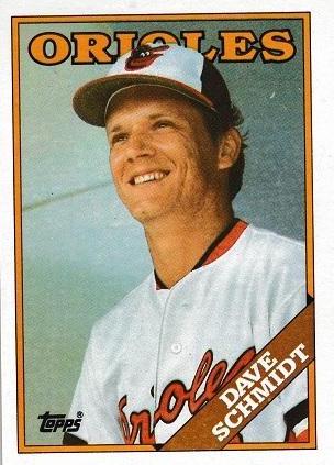 Dave Schmidt #214 Baseball Cards 1988 Topps