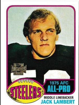 Jack Lambert #37 Football Cards 2001 Topps Archives