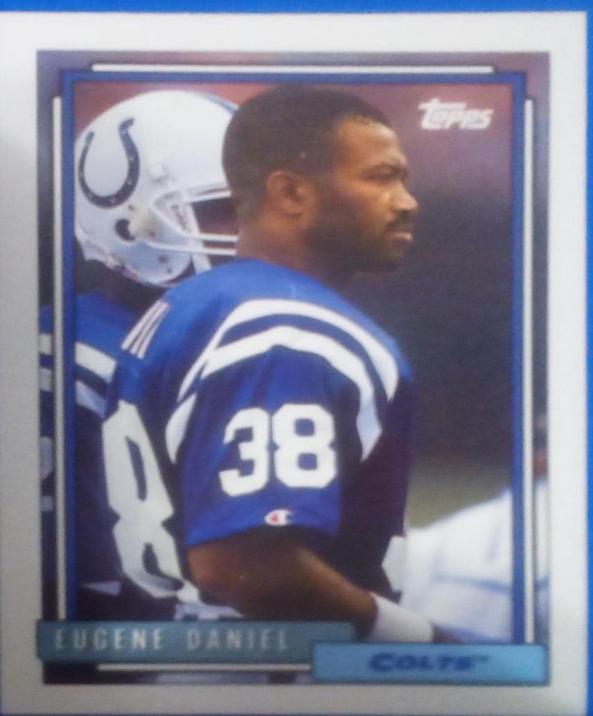Eugene Daniel #30 Football Cards 1992 Topps