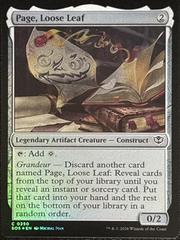 Page, Loose Leaf [Foil] #250