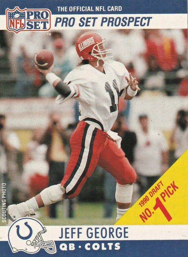 Jeff George #669 Football Cards 1990 Pro Set