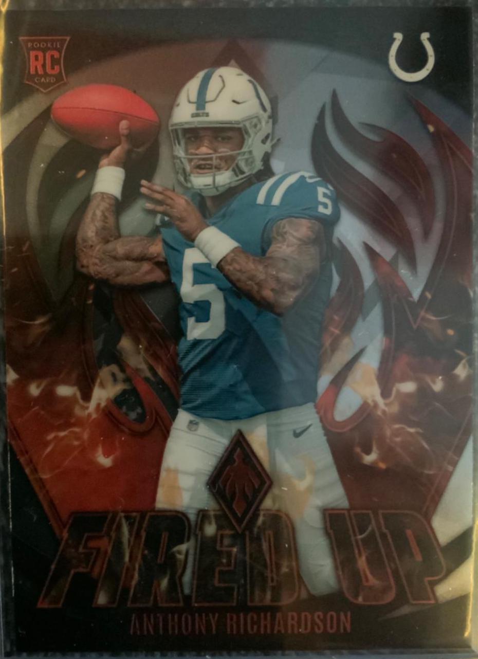Anthony Richardson #FU-6 Football Cards 2023 Panini Phoenix Fire Up