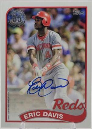 Eric Davis #89BA-EDA 2024 Topps 1989 Autograph Baseball