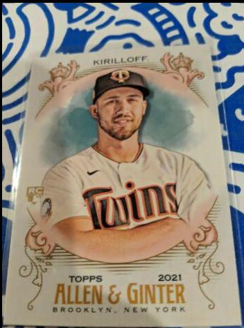 Alex Kirilloff #116 Baseball Cards 2021 Topps Allen & Ginter