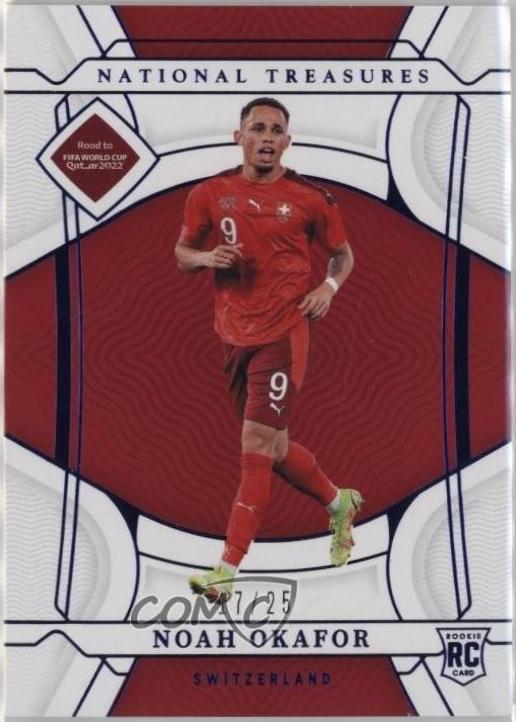 Noah Okafor #137 2022 Panini National Treasures FIFA Road To World Cup
