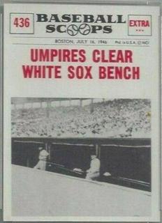 Umpires Clear: White Sox Bench