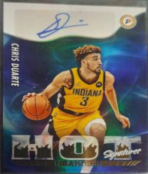Chris Duarte #HS-CD Basketball Cards 2022 Panini Hoops Hot Signatures