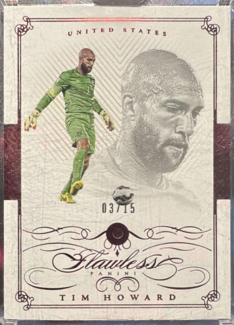 Tim Howard #97 2016 Panini Flawless Soccer