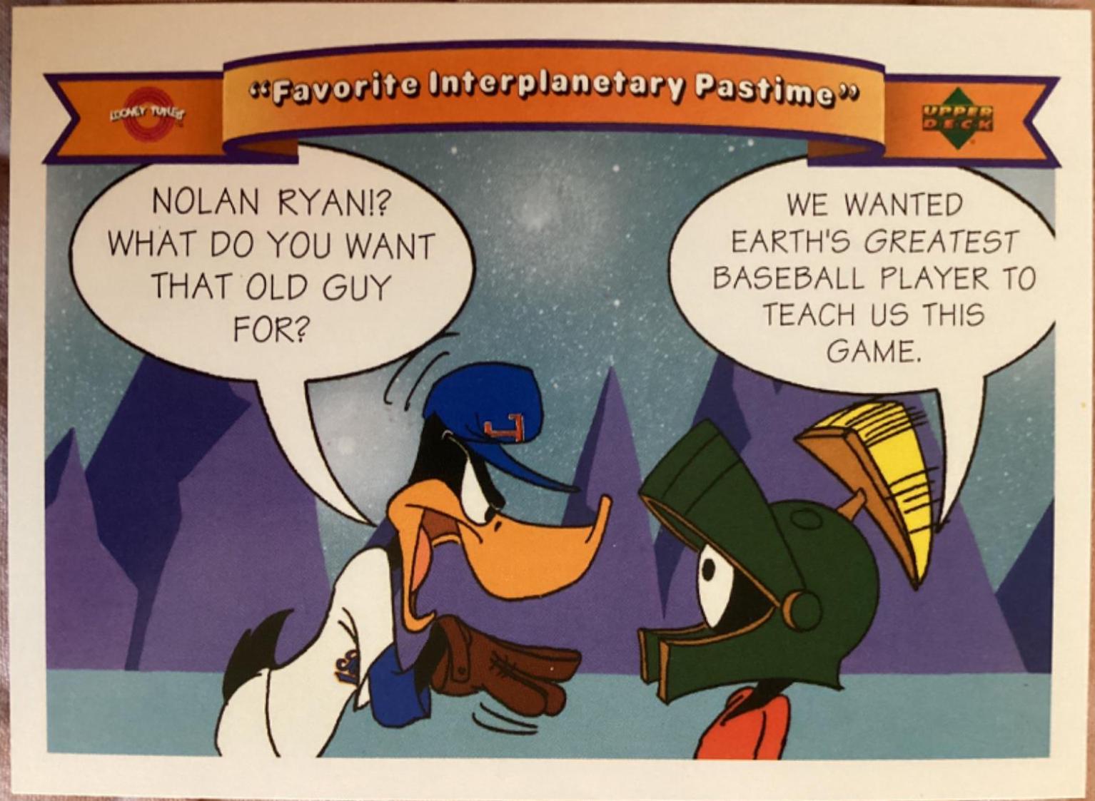 Favorite Interplanetary Pastime #13 Baseball Cards 1991 Upper Deck Comic Ball 2