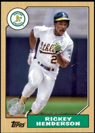 Rickey Henderson #T87-84