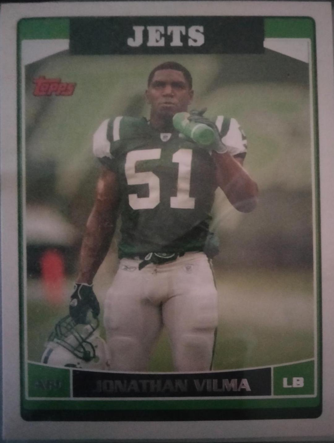 Jonathan Vilma #1 Football Cards 2006 Topps