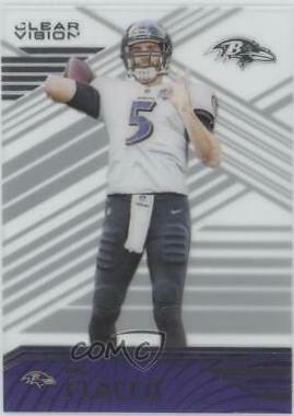 Joe Flacco #6 Football Cards 2016 Panini Clear Vision