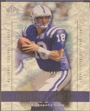 Peyton Manning #22 Football Cards 2002 SP Legendary Cuts