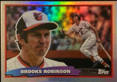 Brooks Robinson #88BF-14 Baseball Cards 2022 Topps Archives 1988 Big Foil