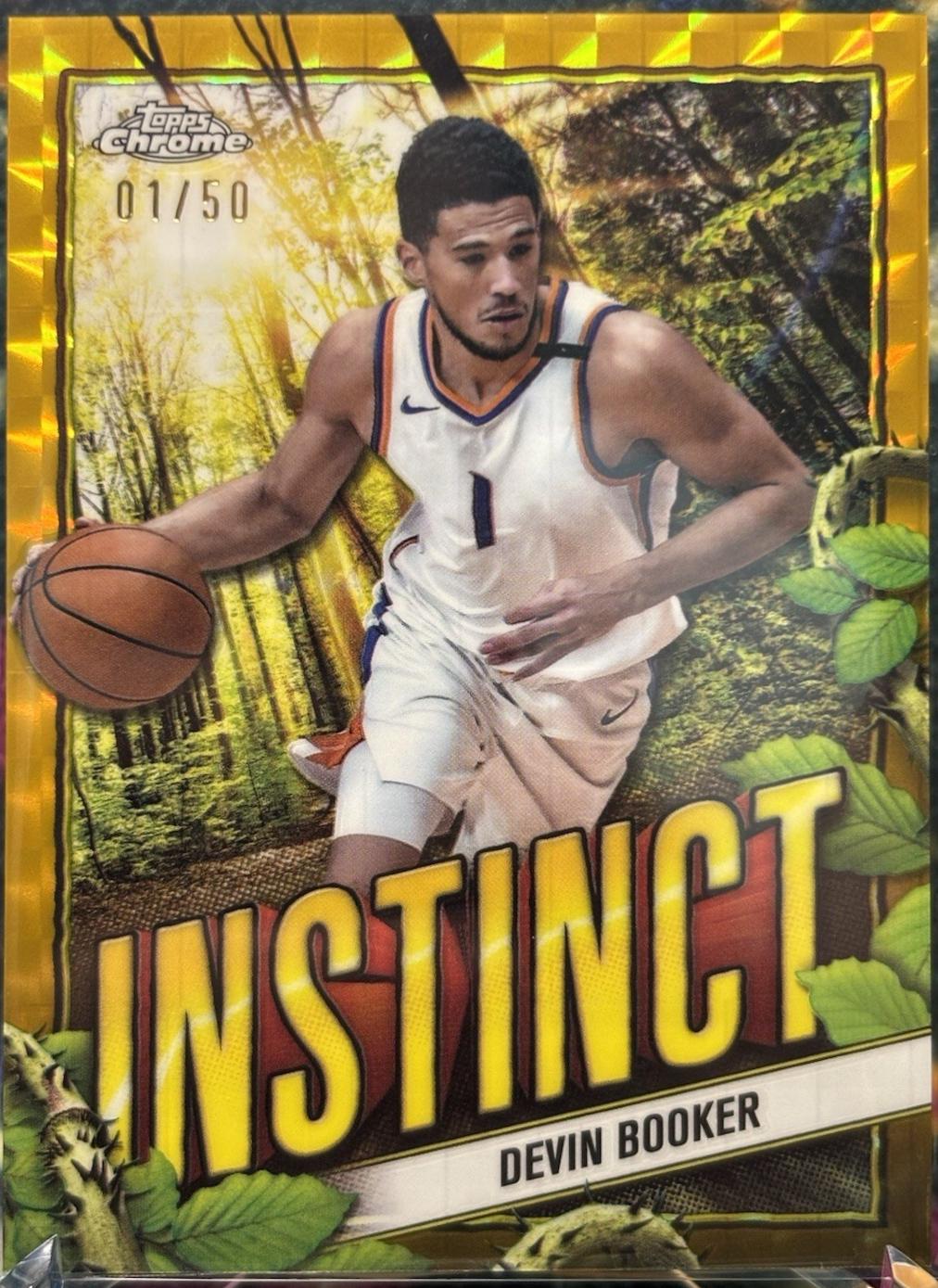 Devin Booker [Gold Refractor] #INS-25