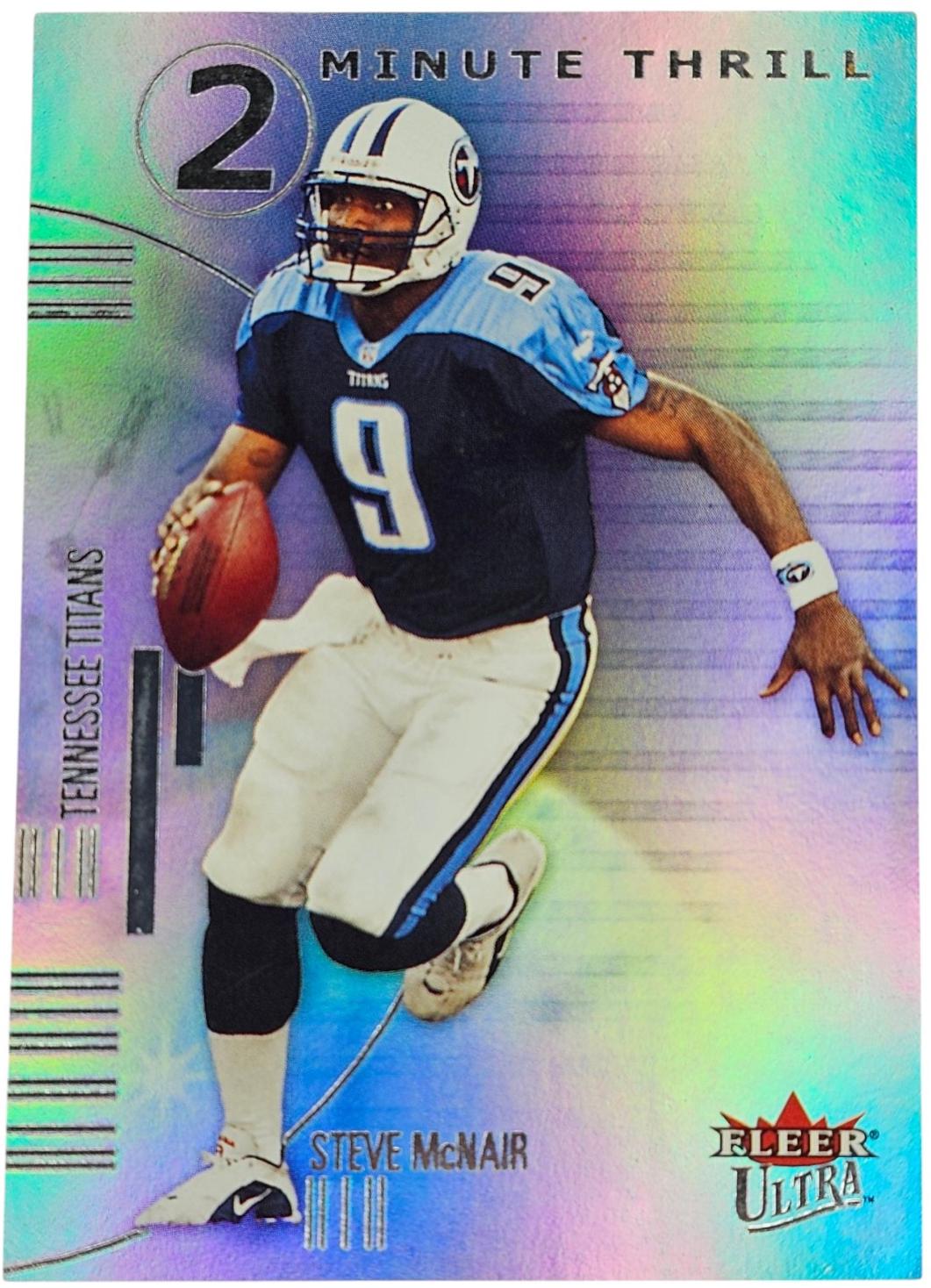 Steve McNair #6 Football Cards 2001 Ultra 2 Minute Thrill