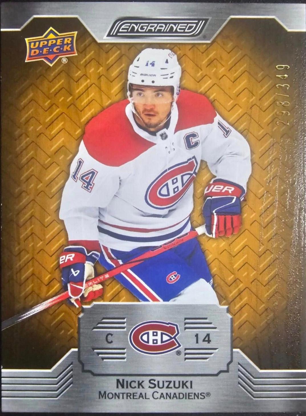 Nick Suzuki #35 2023-24 Upper Deck Engrained Hockey