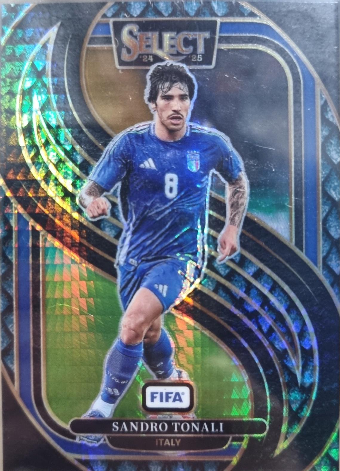 Sandro Tonali [Jade Dragon Scale] #182 Prices | 2024 Panini Select FIFA ...