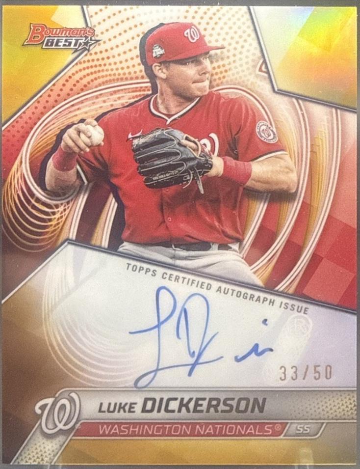 Luke Dickerson [Gold Refractor] #B25-LDI