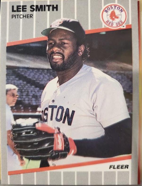 Lee Smith #99 Baseball Cards 1989 Fleer